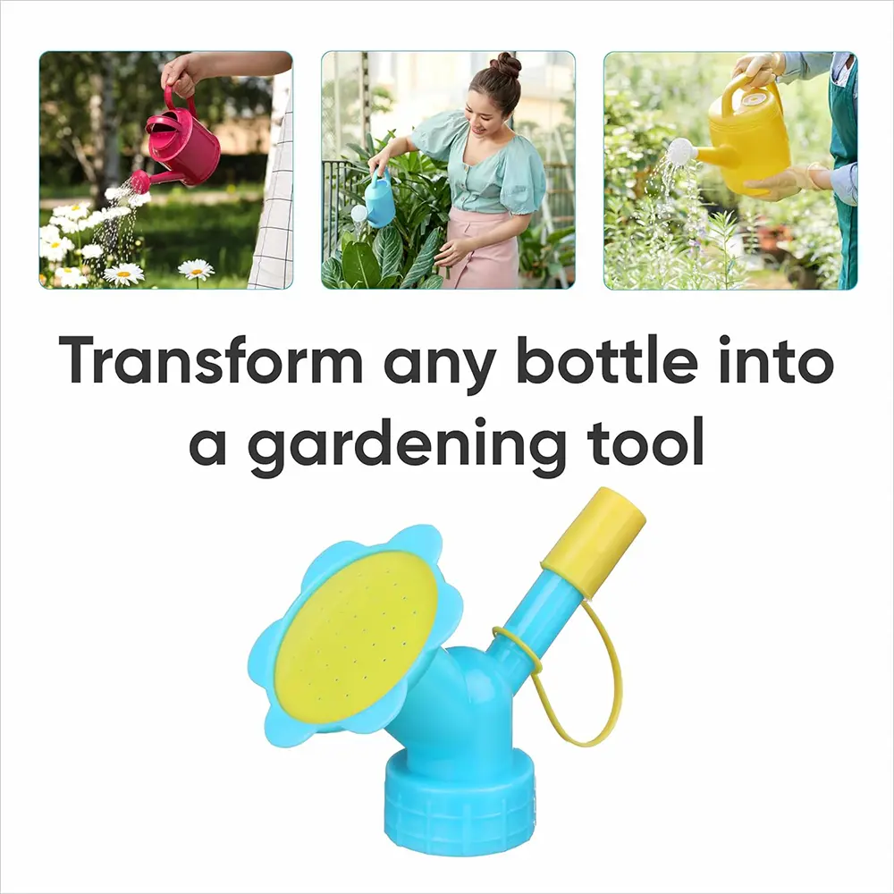 2 In 1 Watering Nozzle Sun Flower Automatic Watering Waterer Gardening Beverage Bottle Succulent Irrigation Tools
