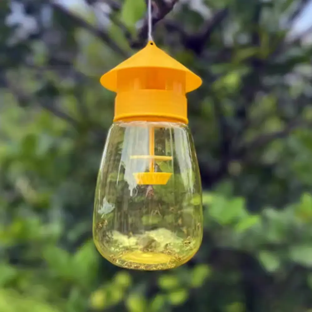 Fruit Fly Trap Killer Yellow Plastic Drosophila Trap Anti Fly Fruit Fly killer Catcher Orchard Insect Trap Pest Control Products