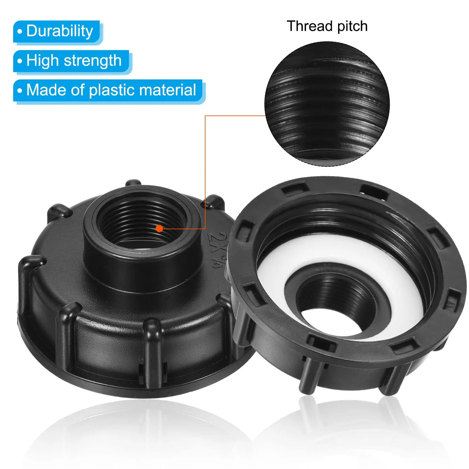 Replacement Valve Fitting For Home Garden Water connectors 1/2 inch 3/4 Inch 1 Inch Thread New lBC Tank Adapter Tap