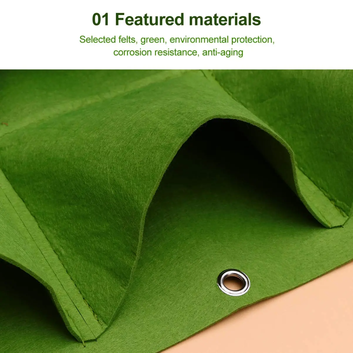 NEW Wall Hanging Pockets Planting Bags Flower Pot Home Garden Grow Bag Garden Planter Vertical Suculentas Plant Pot Home Decor