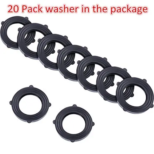 50pcs Hose Washers Rubber Washers Seals, Fit All Standard 3/4" Garden Shower Hose And Water Faucet Fittings, Garden