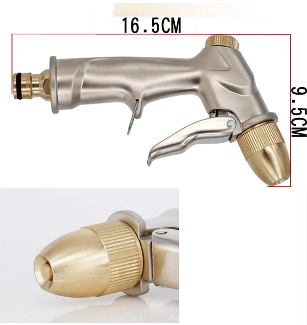 High Pressure Water Gun Water Hydro Jet High Pressure Water Spray Nozzle, Flexible Wand For Garden Plant Watering Car Washing