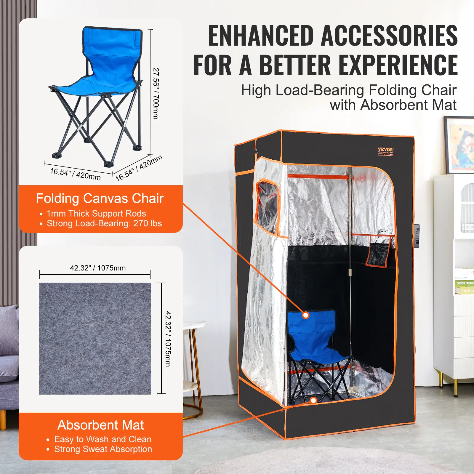 SucceBuy 1400W Portable Sauna Tent Personal Sauna Kit for Home Spa  Detoxify and Soothing Heated Body Therapy Remote Control