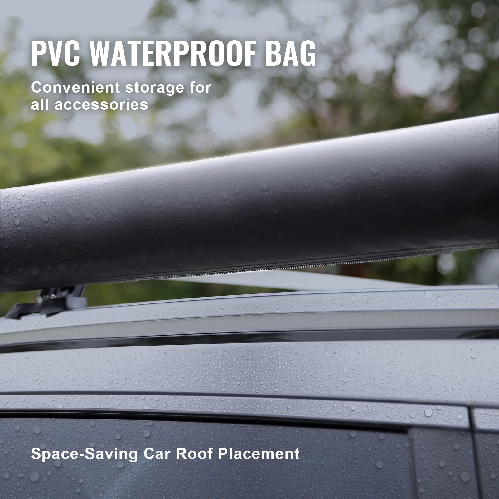 SucceBuy Vehicle Awning  Retractable Car Side Awning Car Awning with Waterproof Storage Bag  Suitable for Truck SUV Van Campers