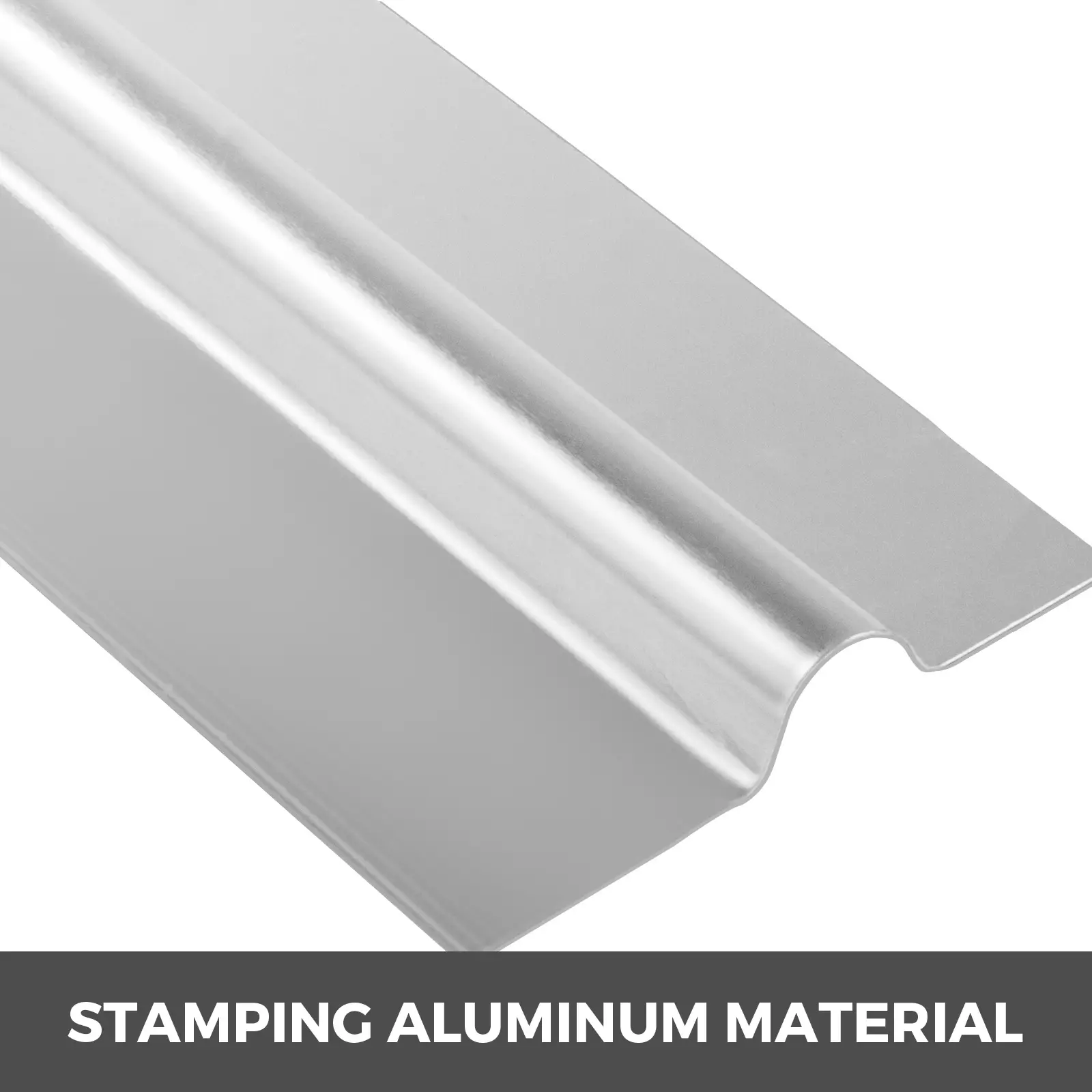 SucceBuy 50-300Pcs Heat Transfer Plate 4Ft PEX Tube On Radiant Floor Heating System Aluminum U-Shaped Channel Cuttable Plate