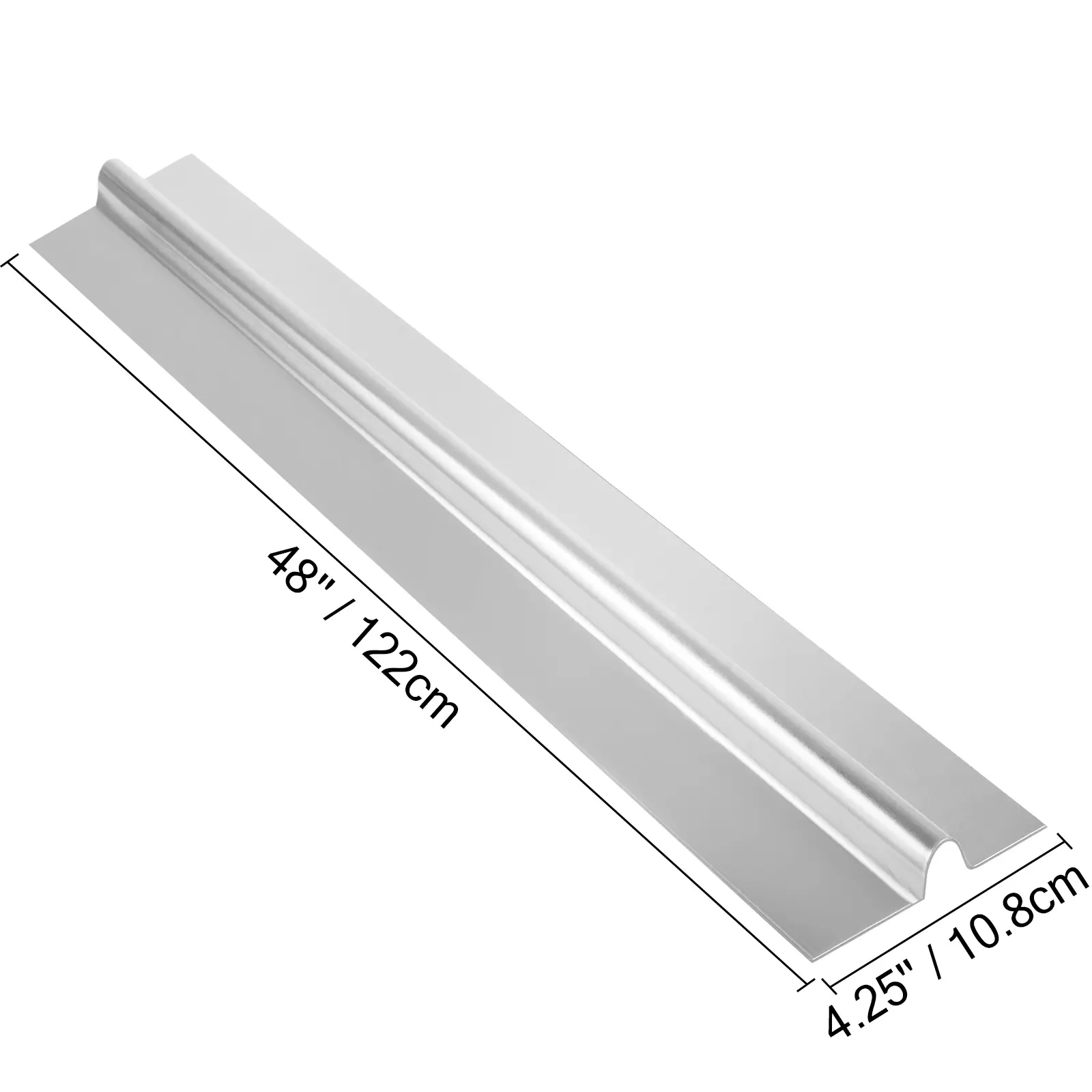 SucceBuy 50-300Pcs Heat Transfer Plate 4Ft PEX Tube On Radiant Floor Heating System Aluminum U-Shaped Channel Cuttable Plate