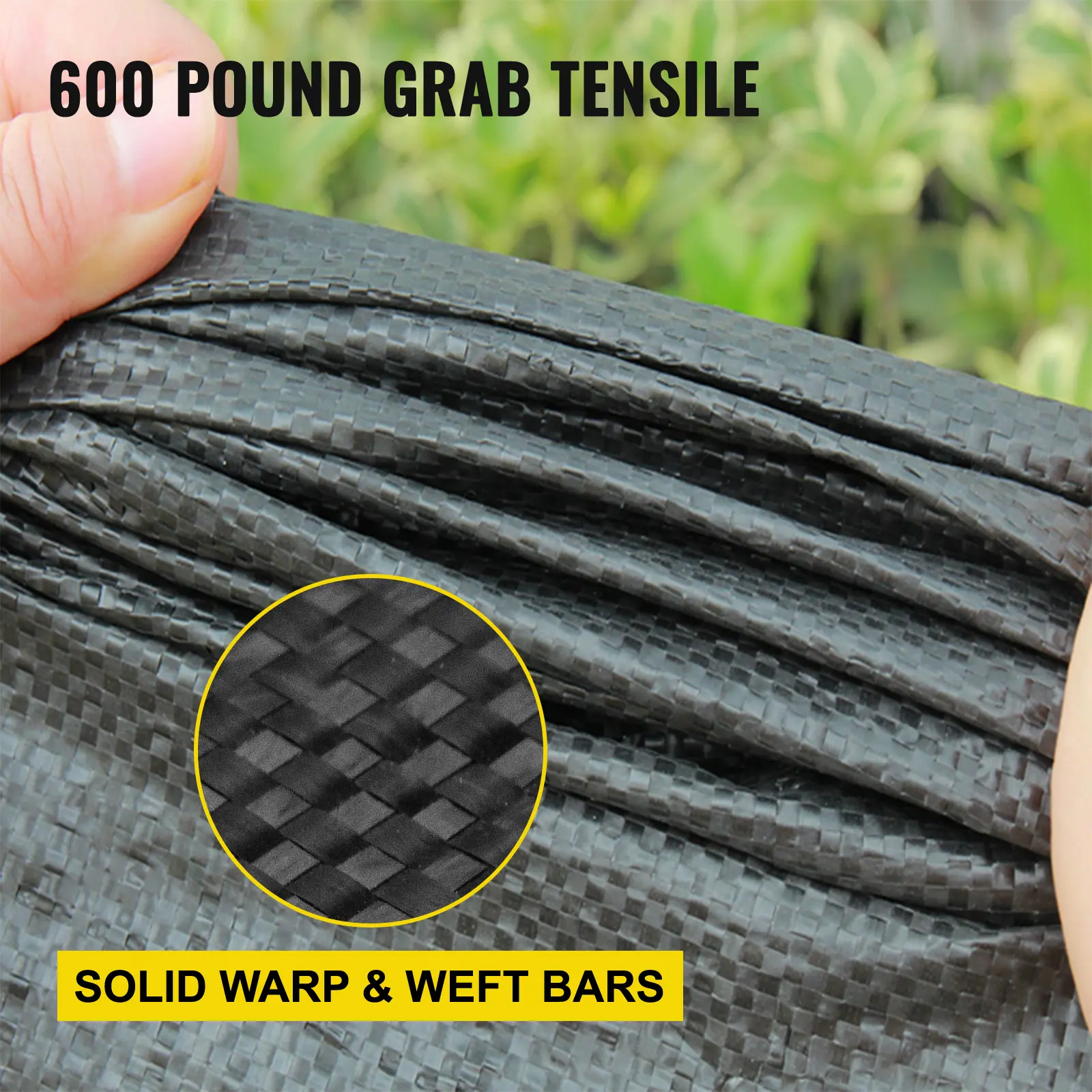 SucceBuy Commercial Grade Ground Road Large Driveway Permeable  Fabric Stabilization Roll Mat Underlayment Outdoor Waterproof