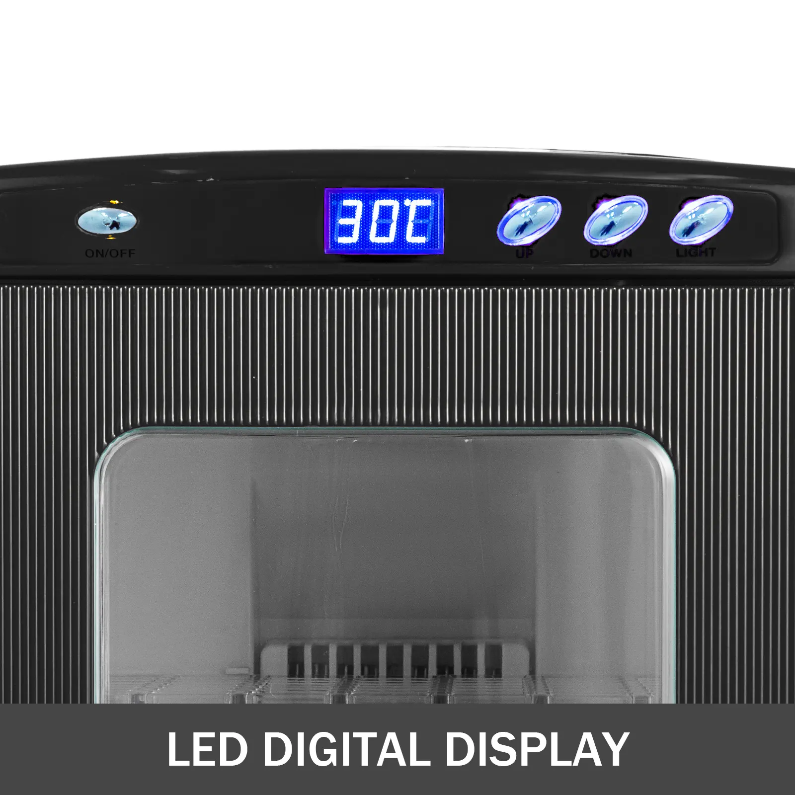 SucceBuy 25L Reptile Incubator Digital Egg Scientific Lab Incubator Cooling and Heating 2°C - 60°C 12V Work for Small Reptiles