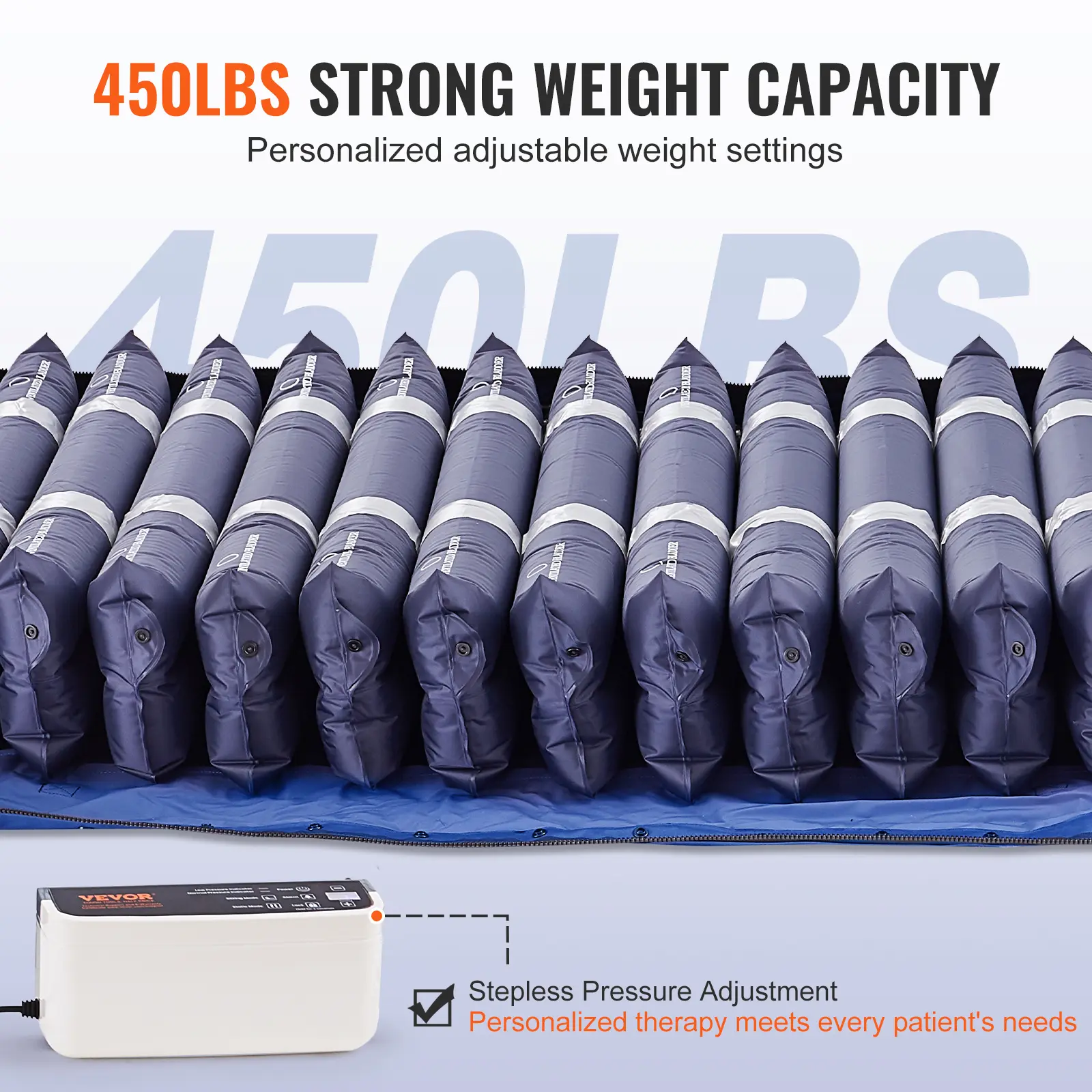 SucceBuy Alternating Air Pressure Mattress Dual-Layer Alternating Pressure Pad for 450LBS Loading Air Mattress for Hospital Beds