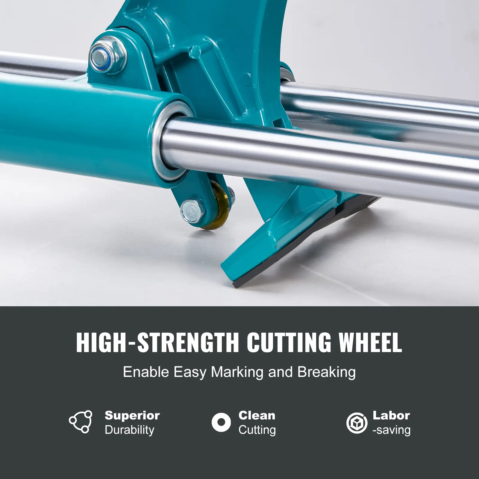 SucceBuy Manual Tile Cutter Porcelain Ceramic Tile Cutter with Tungsten Carbide Cutting Wheel Infrared Positioning Anti-Skid