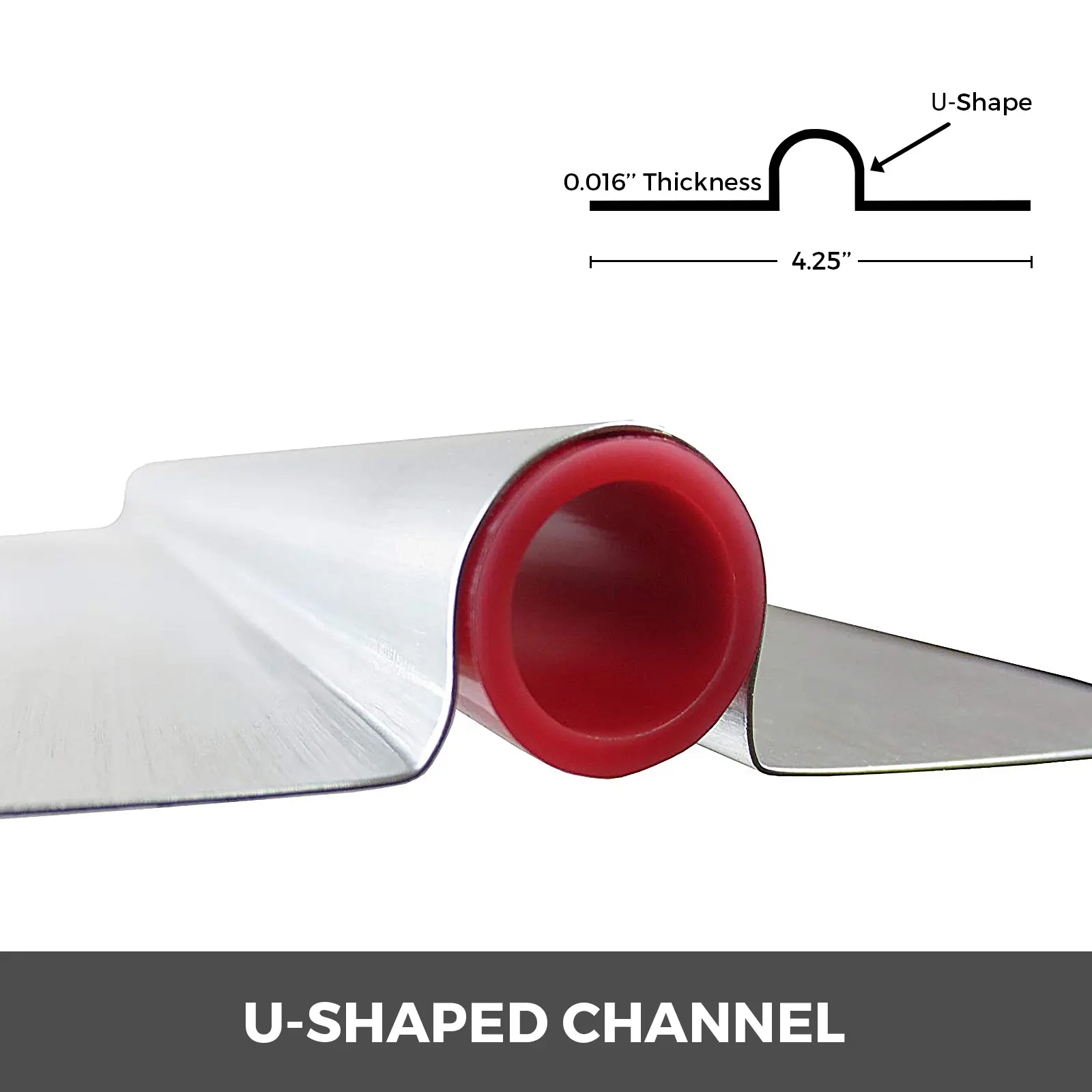 SucceBuy 100Pcs Heat Transfer Plates 2Ft PEX Tube On Radiant Floor Heating System Aluminum U-Shaped Channel Cuttable Plate