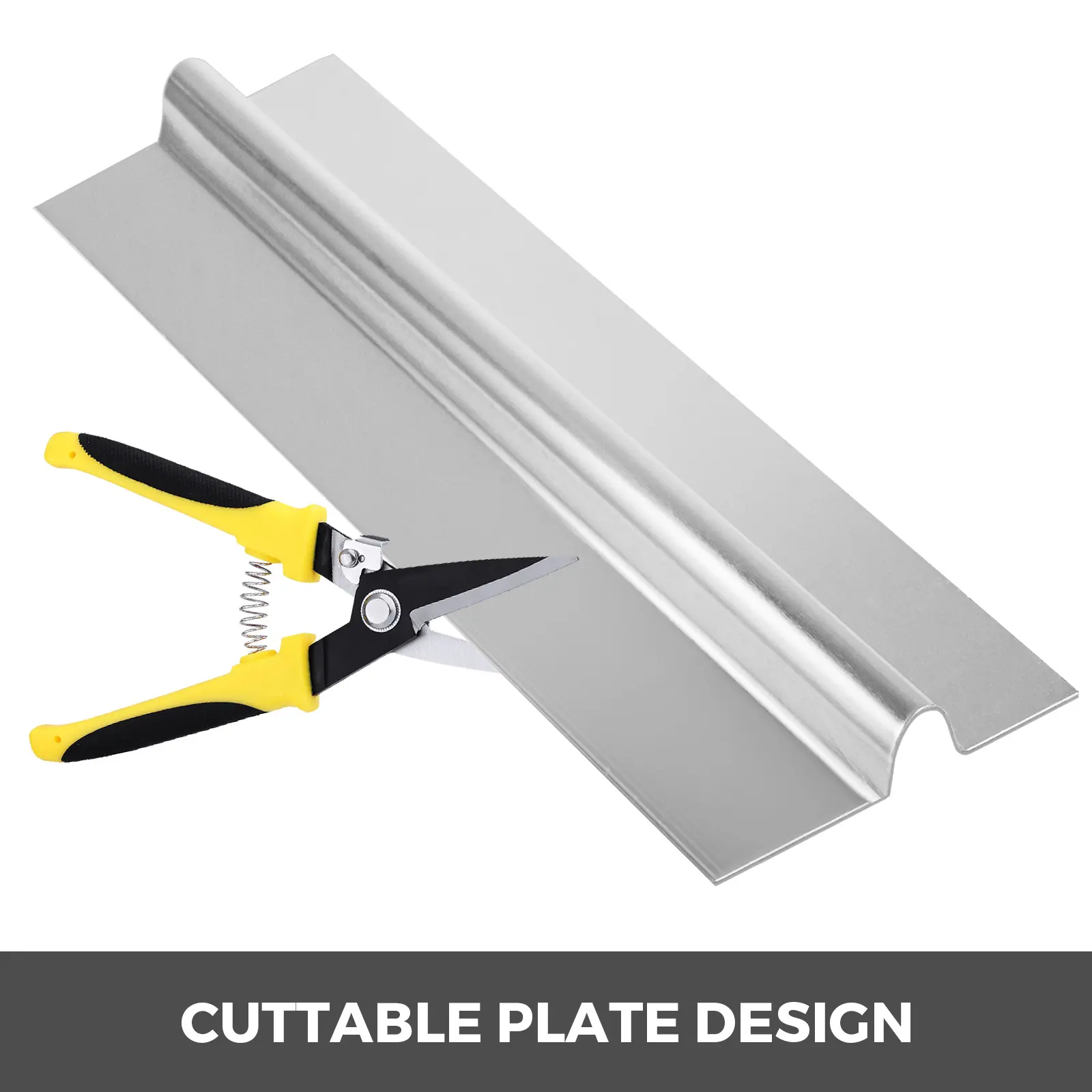 SucceBuy 100Pcs Heat Transfer Plates 2Ft PEX Tube On Radiant Floor Heating System Aluminum U-Shaped Channel Cuttable Plate