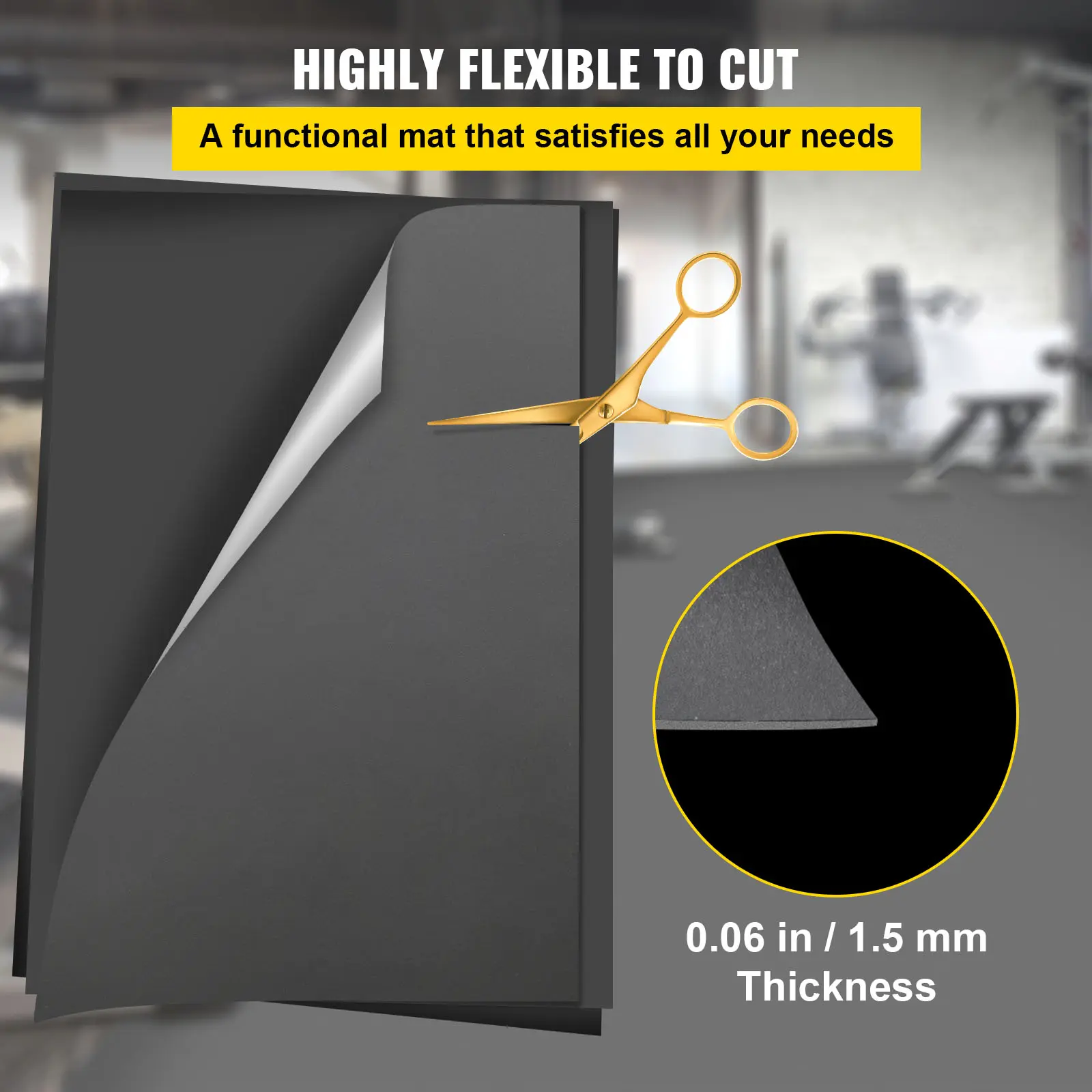 SucceBuy PVC Dance Floor Mat 1.5mm Thick Reversible Portable Non-Slip Vinyl Dance Flooring Roll Jazz Pop Ballet Dance Floor