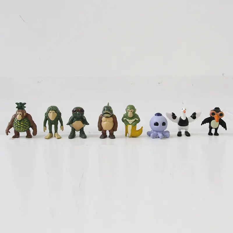 8-24Pcs Italian Brainrot Set Tung Tung Tung Sahur Tralalero Tralala Figurine Mini Ornaments Action Figure Toy Kids Birthday Gift