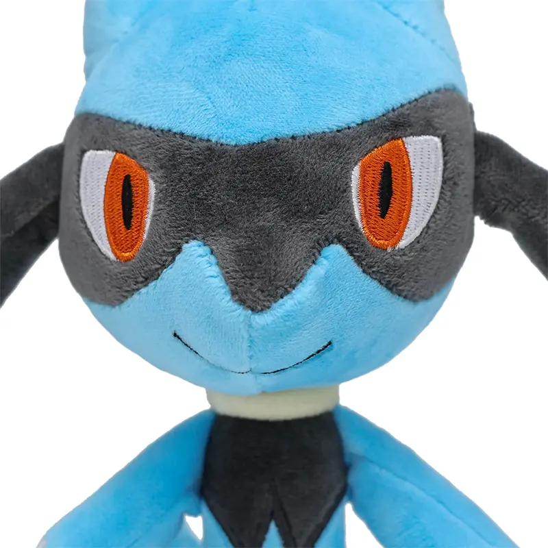 Pokemon Plush Riolu Toys Anime Peluche Shiny Lucario Mega Lucario Cute Soft Stuffed Animals Dolls Kids Children Birthday Gifts