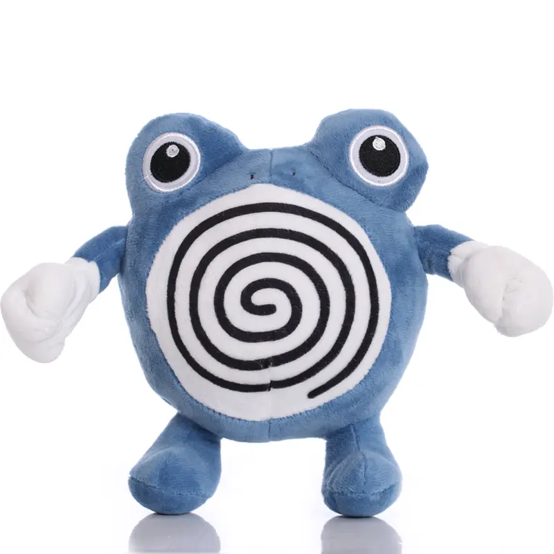 Poliwag Poliwhirl Poliwrath Plush Pokemon Evolution Stuffed Toy Cute Coil Pattern Doll Gifts