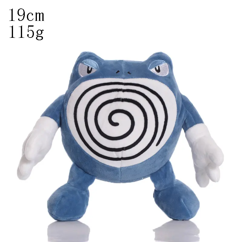 Poliwag Poliwhirl Poliwrath Plush Pokemon Evolution Stuffed Toy Cute Coil Pattern Doll Gifts