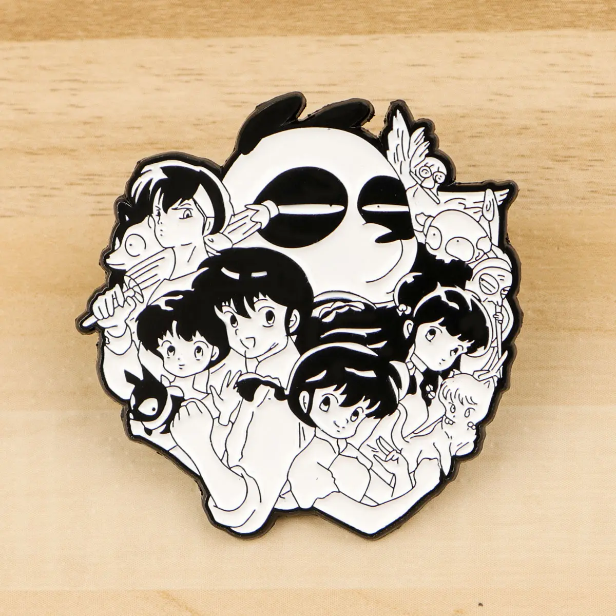 Japanese Anime Ranma Enamel Pin Girls Women's Brooch for Clothes Lapel Pins Manga Badges for Backpack Accessories Gifts