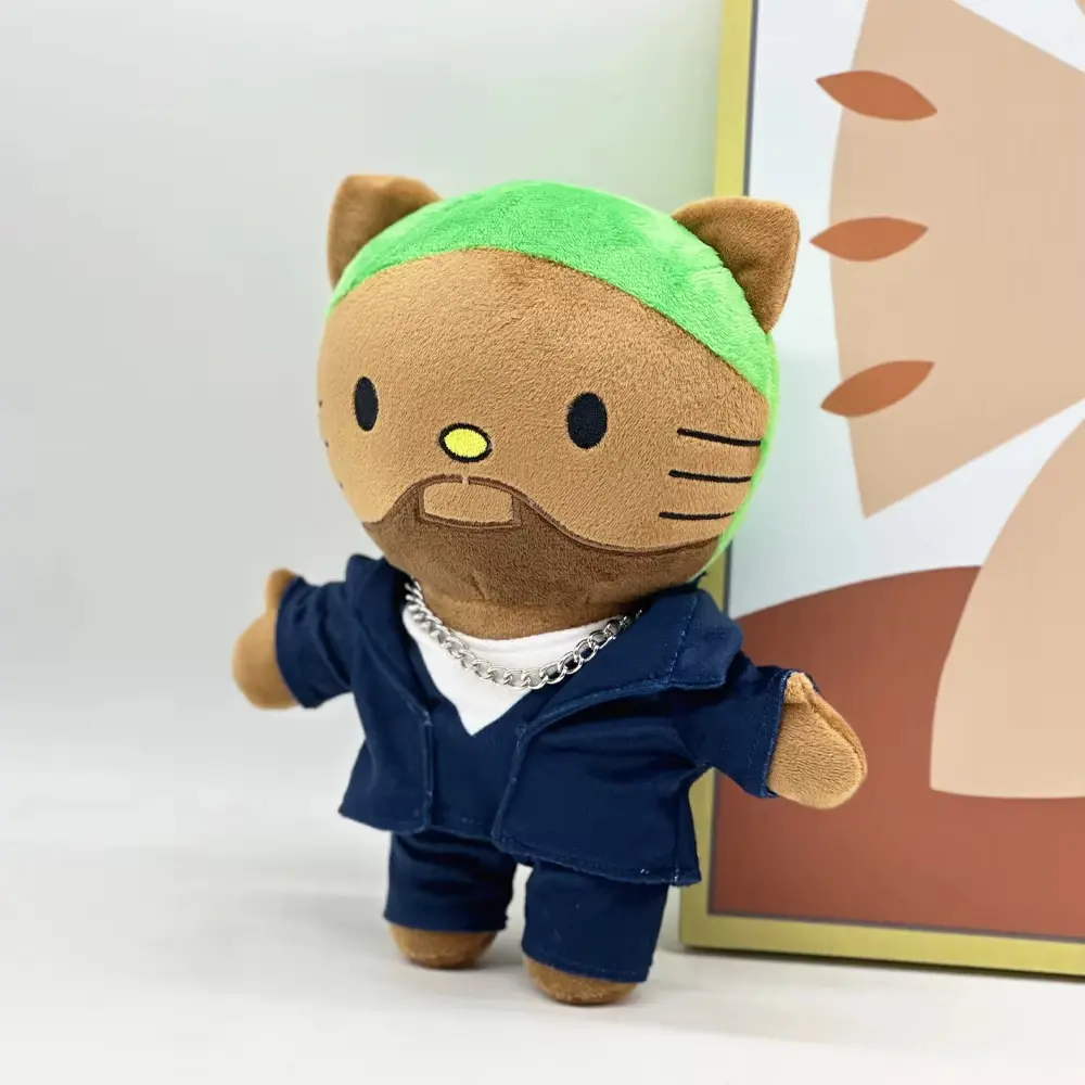 Hello Kitty Frank Ocean Suit Boy Plush Doll Figure Stuffed Toys Cute Boys Girls Christmas Gift