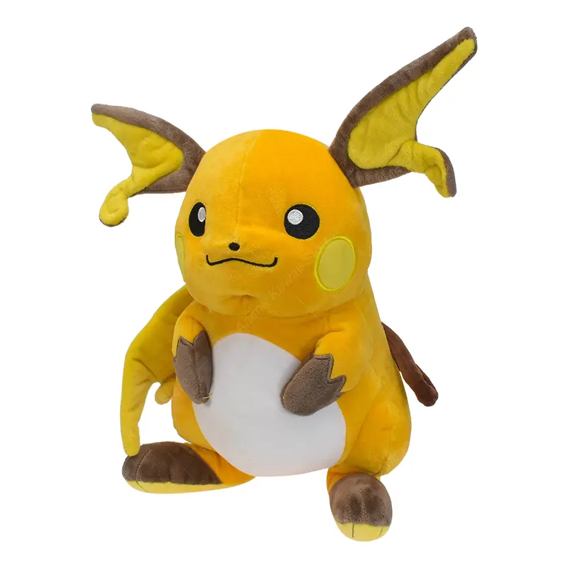 32cm Kawaii Pokemon Plush Toy Pichu Evolution Raichu Stuffed Doll Peluche Decoration Christmas Gift For Kids Children