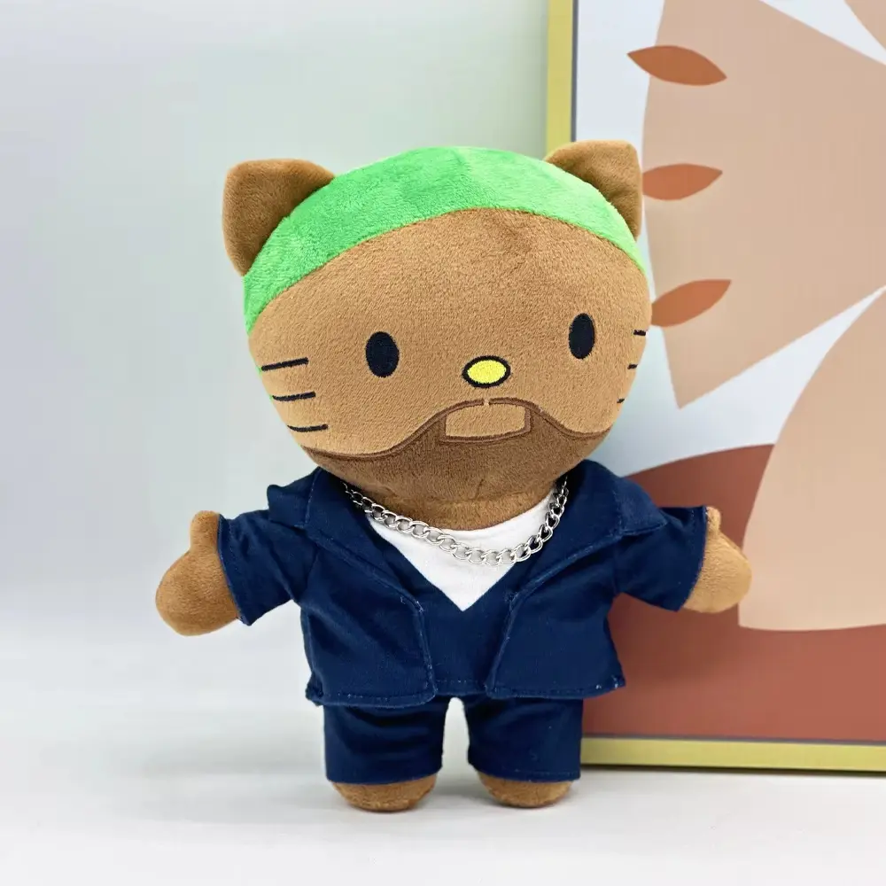 Hello Kitty Frank Ocean Suit Boy Plush Doll Figure Stuffed Toys Cute Boys Girls Christmas Gift