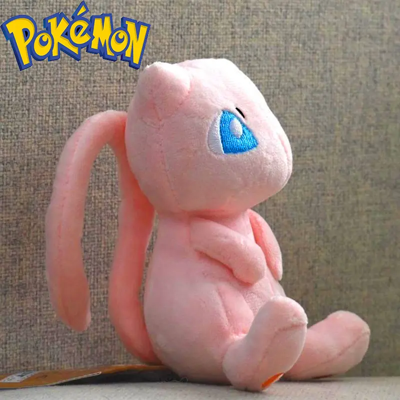 20cm Pokemon Kawaii Mew Stuffed Plush doll Soft Cartoon&Cute Animal Toy Throw Pillow BirthdayGift for Kids Home Accessories