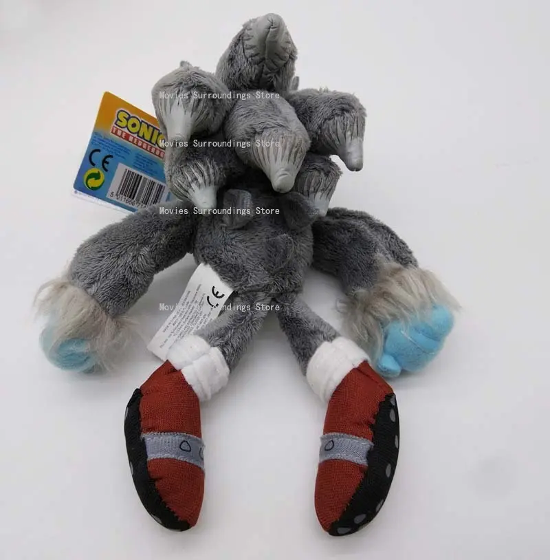 Movie Anime Cartoon Character Funny Plush Toy Soft Werehog Tangle Whisper Stuffed Doll Cute Cartoon Collectible Gift for Kids