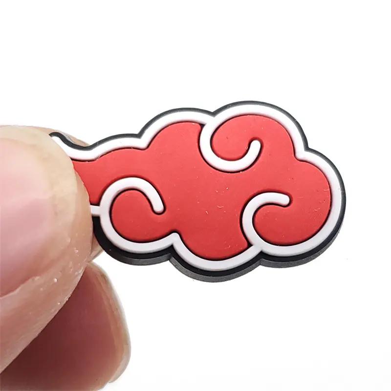 1Pcs Naruto Series Shoes Charms Accessories Kids Garden PVC Shoe Buckle Decorations Fit Shoe Charms Xmas Gifts
