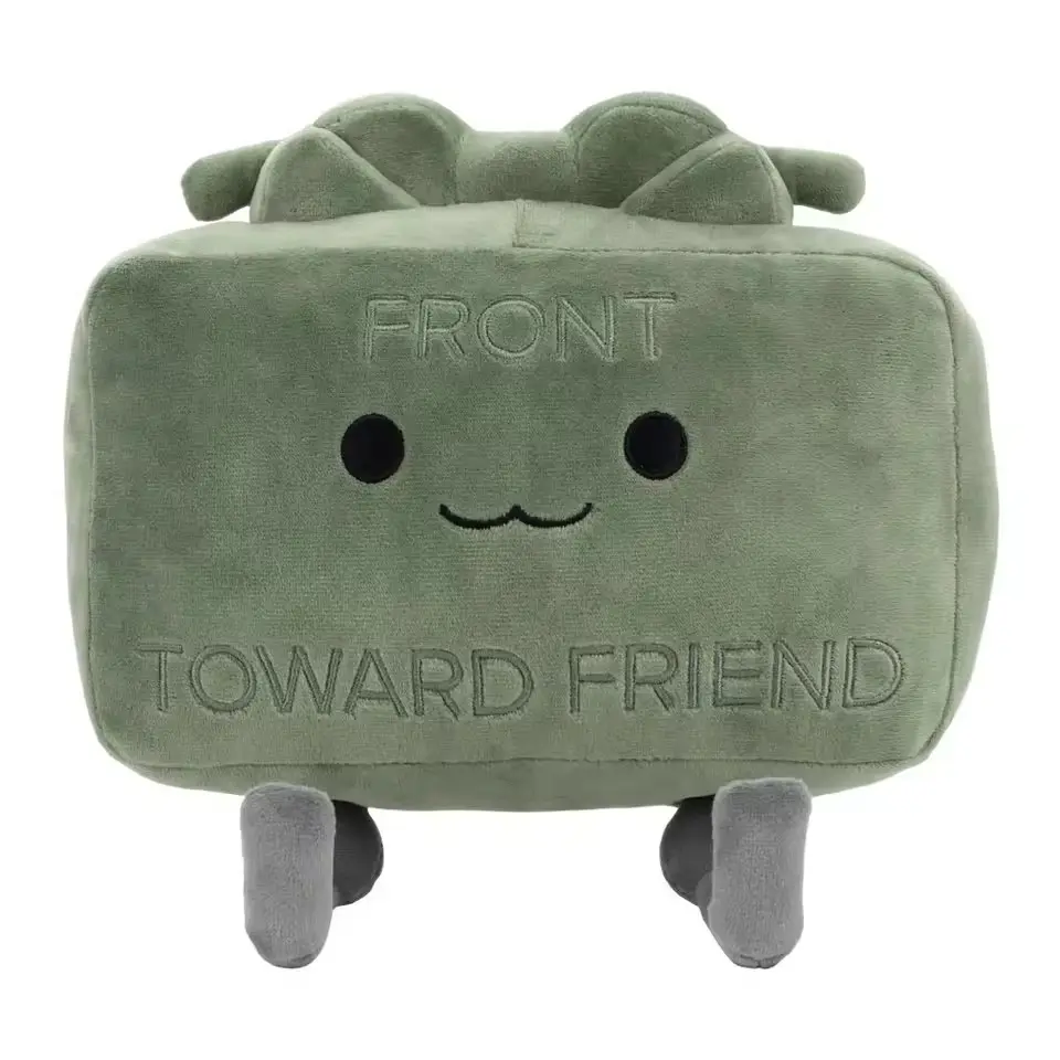 NEW 20cm Hot Clay The Clay-more Plush Doll Toy Cartoon Cute Soft Small Square Clay The Claymore Room Decoration Plush Doll Toy