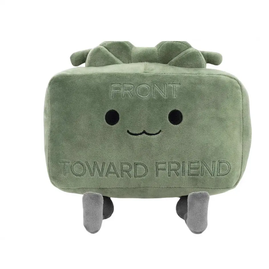 NEW 20cm Hot Clay The Clay-more Plush Doll Toy Cartoon Cute Soft Small Square Clay The Claymore Room Decoration Plush Doll Toy