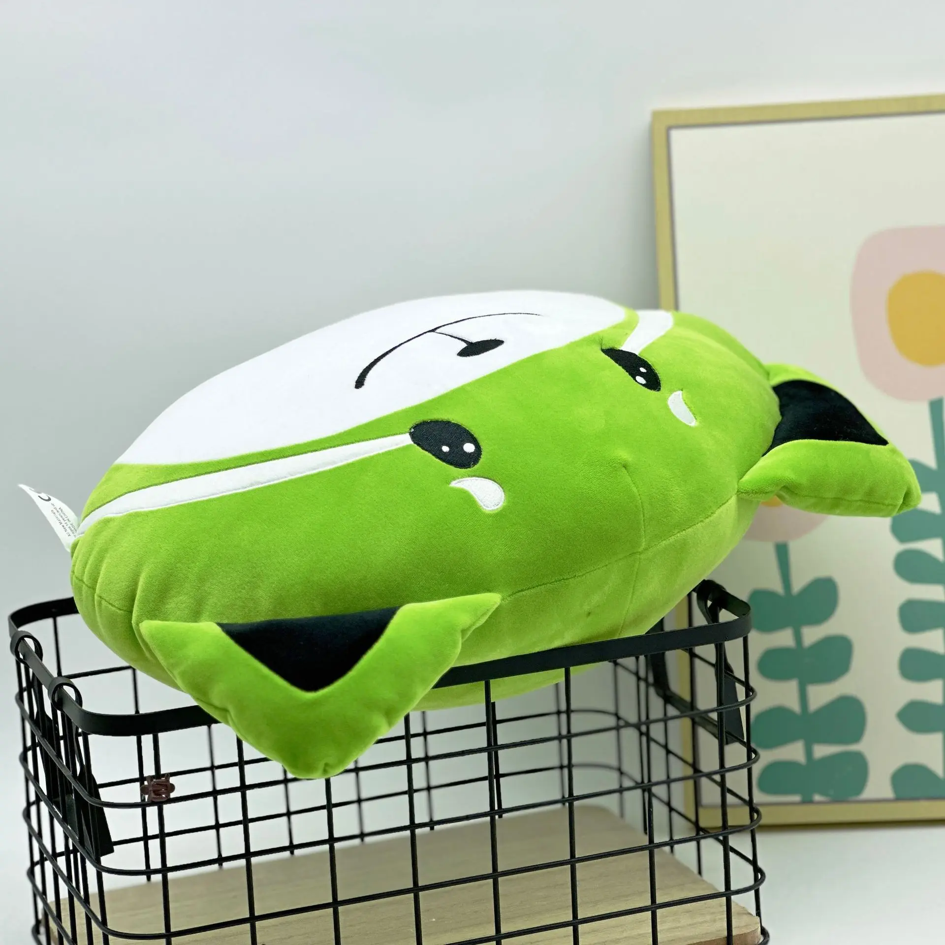 New 42cm The Weeknd Kiss Land Plush Toys Cartoon Cute Soft Stuffed Green Fox Pillow Dolls For Kid Birthday Christmas Gift
