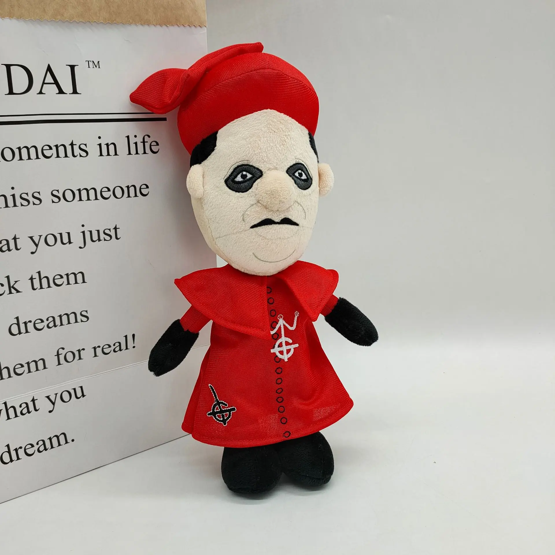 NEW 25cm Cardinal Copia Plush Doll Ghost Singer Struffed Toy Birthday Gift Toys Wholesale Anime Peripherals