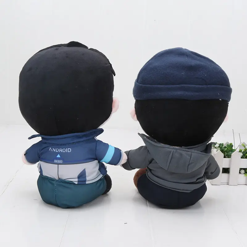 28cm Detroit Become Human Plush Doll Toys for Kids Connor RK800 Plush Doll Toys Game Cosplay Doll