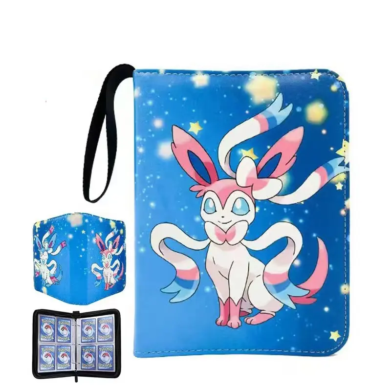 2025 New Binder 400pcs & 900pcs Card Album Collection Book Anime Figures Album Pu Zipper Photo Albums Children Gift