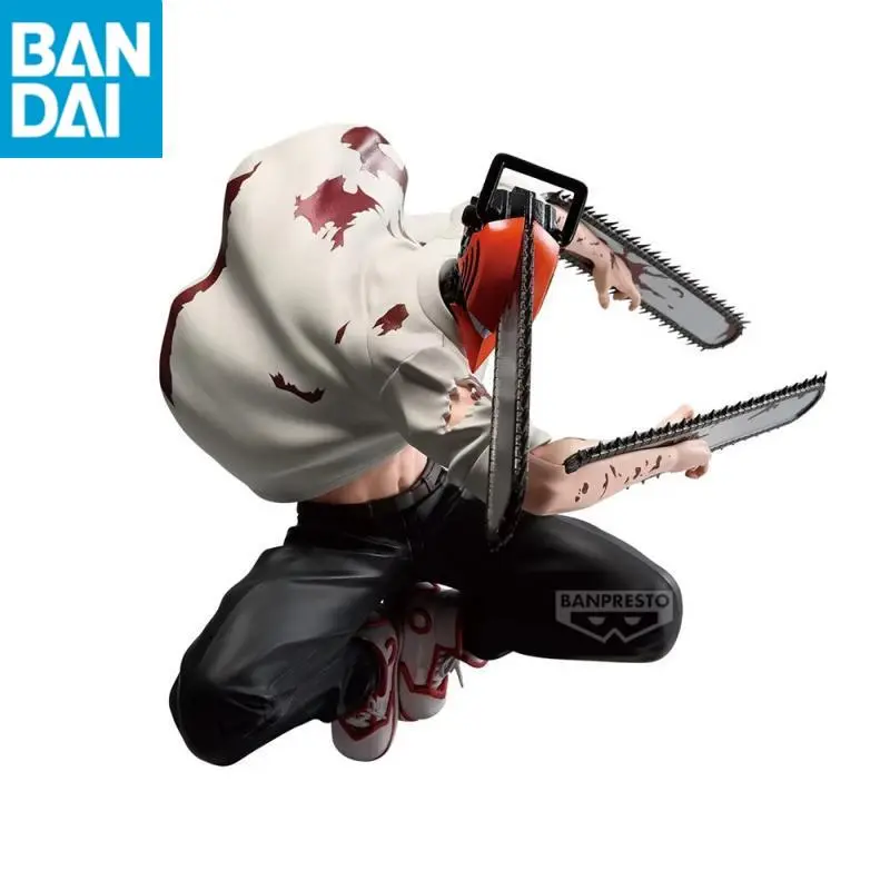 Genuine Bandai Namco Banpresto Chainsaw Man-II Vibration Stars Denji PVC Original BANPRESTO Figure Model Collector Toys Gifts