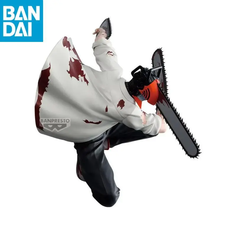 Genuine Bandai Namco Banpresto Chainsaw Man-II Vibration Stars Denji PVC Original BANPRESTO Figure Model Collector Toys Gifts