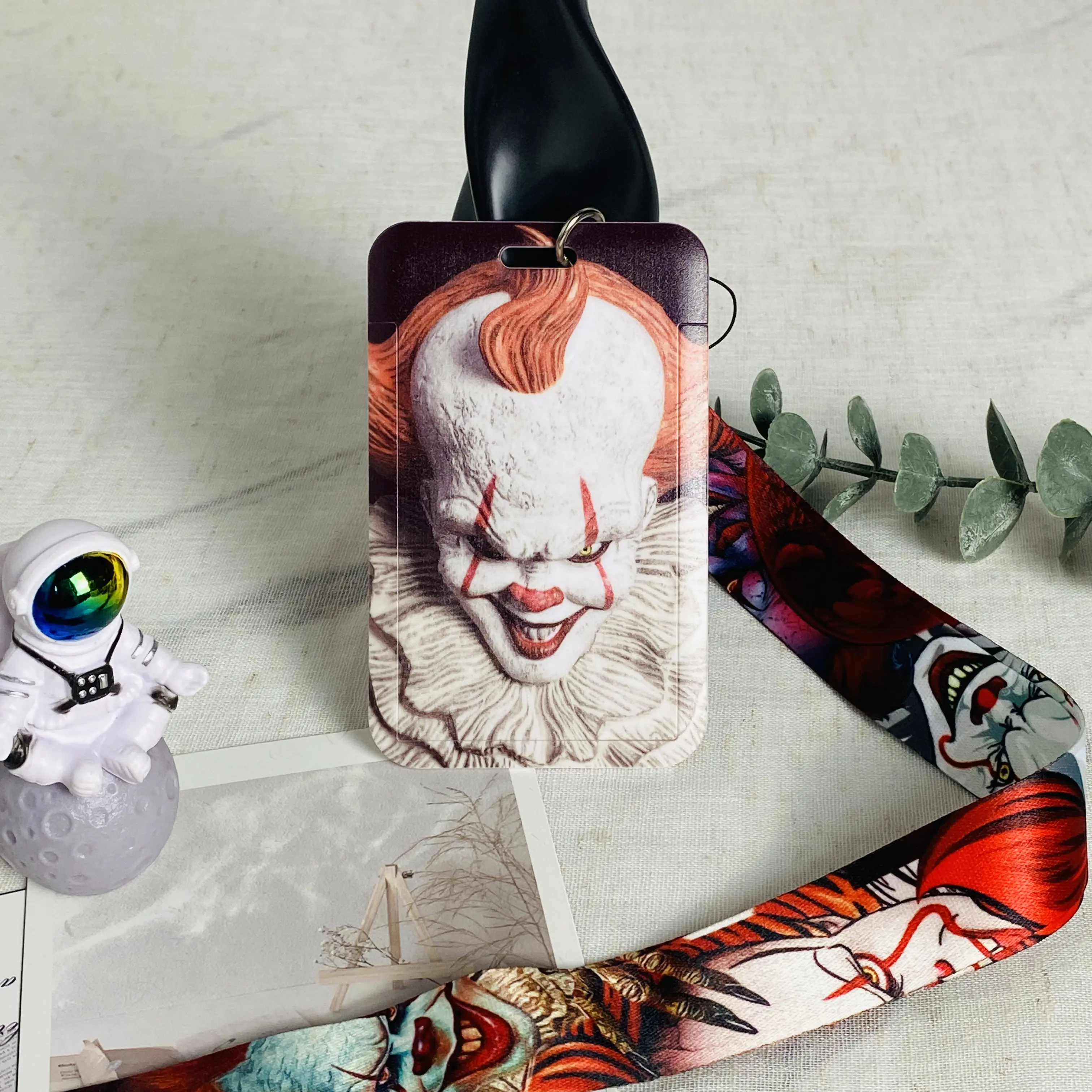 Wholesale Horror Movie Lanyards Keys Neck Strap Card Badge Gym Key Chain Lanyard Key Holder DIY Hang Rope Keyrings