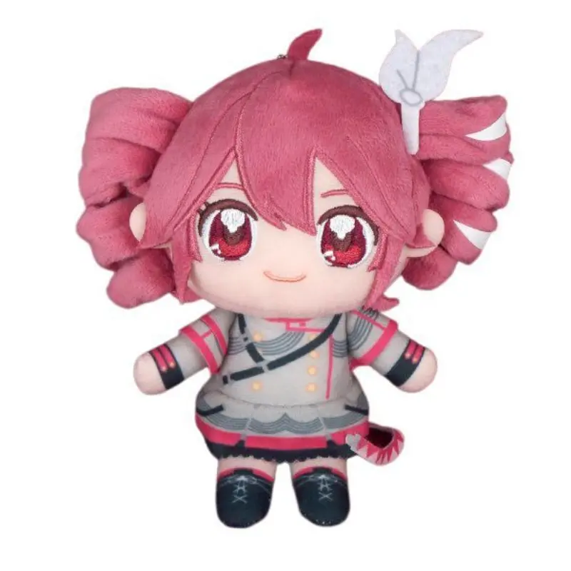 20cm New Anime Cartoon Virtual Singer Kasa Ne Teto Plush Doll Toy Girl Kawaii Sofa Pillow Ornaments Kimono Style Doll Cute Gift