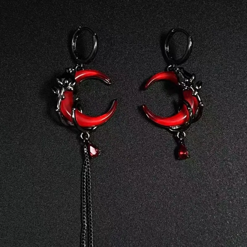 Love and Deepspace Sylus earrings, handsome anime peripherals, two-dimensional male and female couples, cosplay jewellery gifts.
