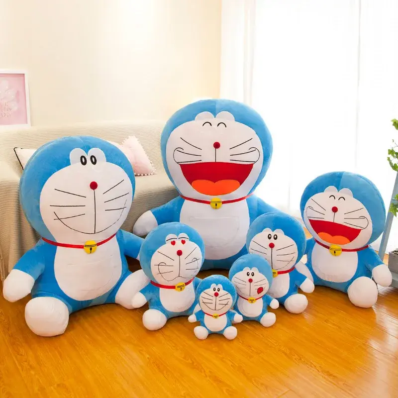 70cm Kawaii Doraemon Plush Toy Stand By Me Cute Stuffed Plushie Doll Cartoon Cat Animal Sofa Bed Pillow Toy Christmas Gifts Toys
