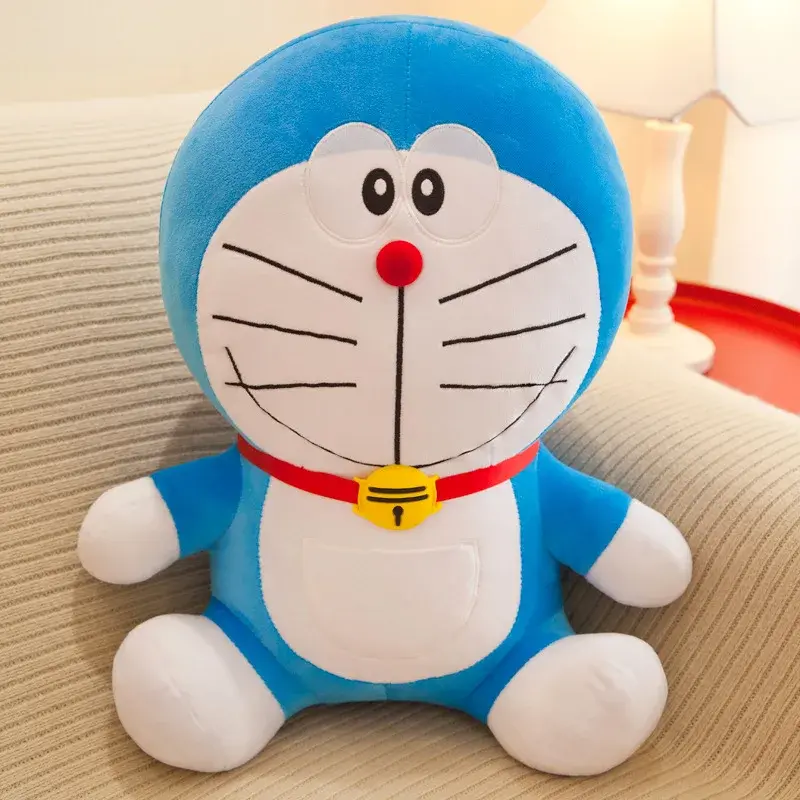 70cm Kawaii Doraemon Plush Toy Stand By Me Cute Stuffed Plushie Doll Cartoon Cat Animal Sofa Bed Pillow Toy Christmas Gifts Toys