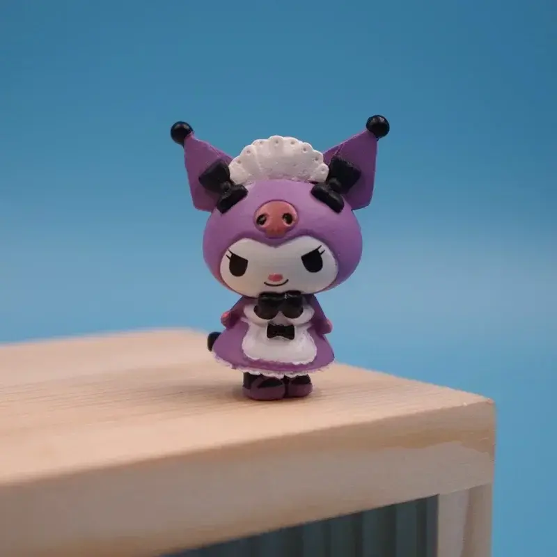 5Pcs Set Sanrio Anime Figure Doll 3-4cm Kawaii Kuromi Melody Model Accessories Children's Toys Gift Action Figures Hobbies Gifts