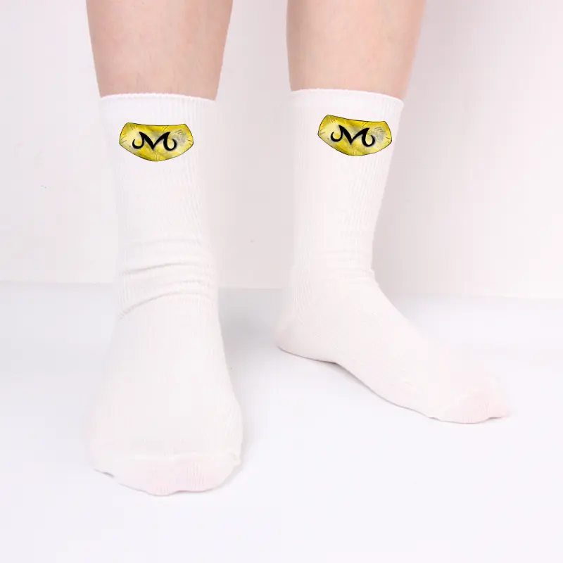 Dragon Ball Anime Majin Buu Long Socks Autumn Cute Cartoon Harajuku Cotton Socks Kawaii Long Stockings Knitted Socks Kids Gift
