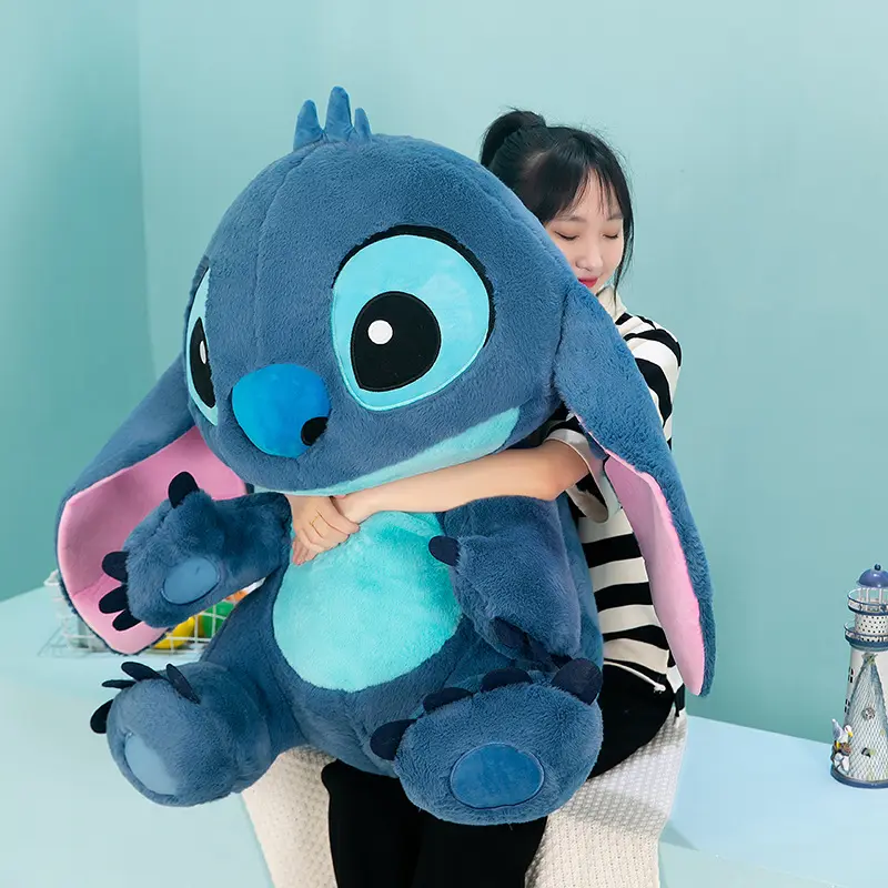 Disney Rabbit Hair Stitch Doll Plush Toy Cute Stuffed Doll Children's Pillow Birthday Gift