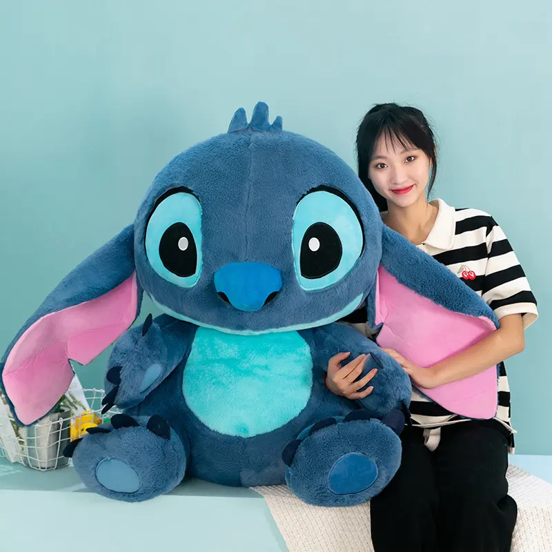 Disney Rabbit Hair Stitch Doll Plush Toy Cute Stuffed Doll Children's Pillow Birthday Gift