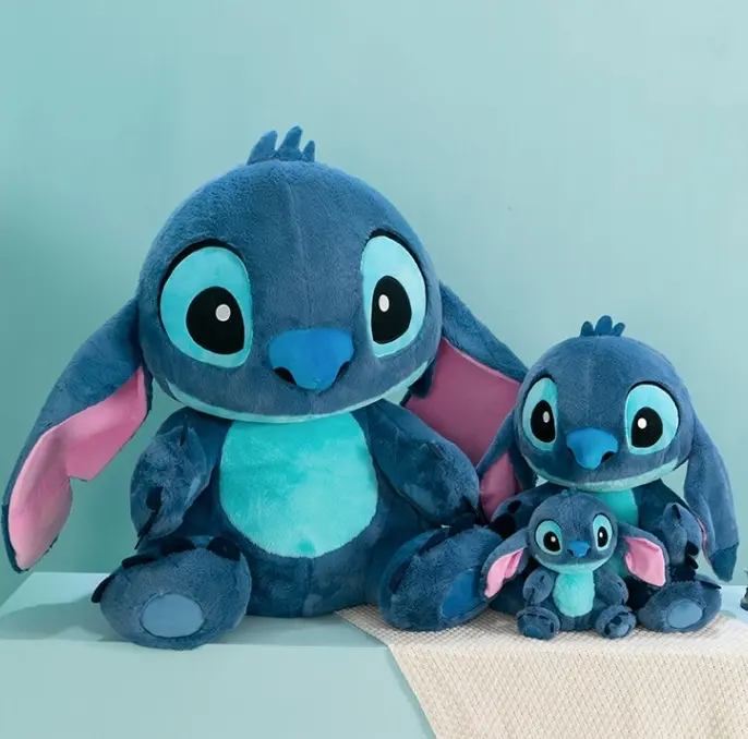 Disney Rabbit Hair Stitch Doll Plush Toy Cute Stuffed Doll Children's Pillow Birthday Gift