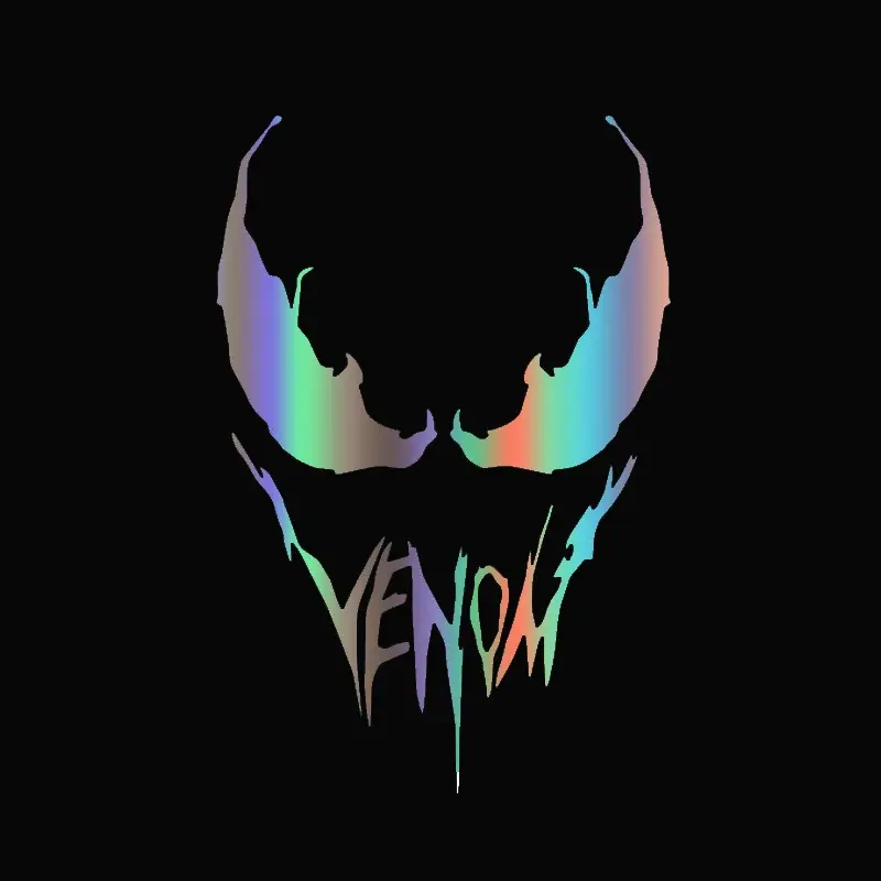 Venom Logo Body Sticker Window Fuel Tank Cover Bumper Scratch Motorcycle Sedan Creative Decorative Waterproof Sticker