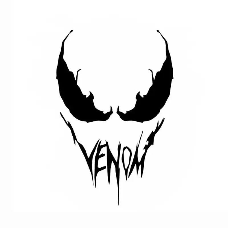 Venom Logo Body Sticker Window Fuel Tank Cover Bumper Scratch Motorcycle Sedan Creative Decorative Waterproof Sticker
