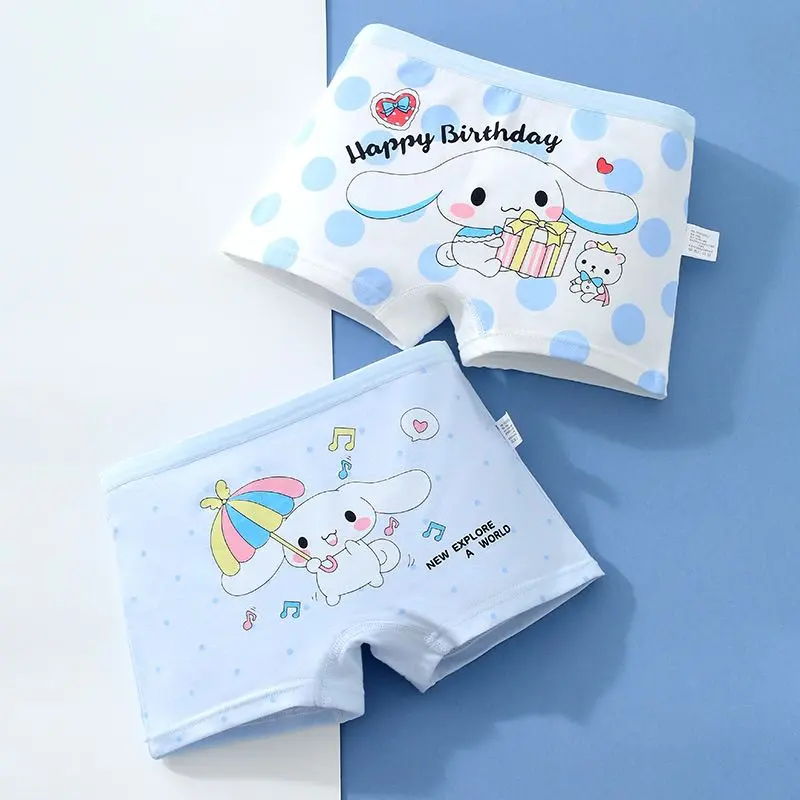 New Cinnamoroll Kid Underwear Sanrio Series Permeable Panties Women's Briefs Underpantsteen Children's Boxer Panties Girl