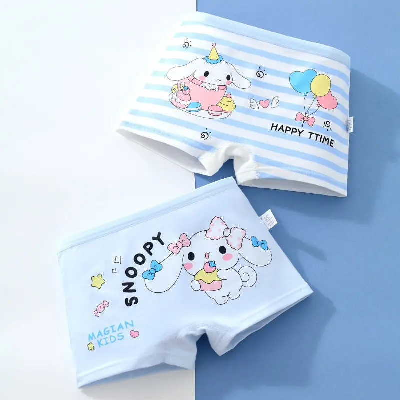 New Cinnamoroll Kid Underwear Sanrio Series Permeable Panties Women's Briefs Underpantsteen Children's Boxer Panties Girl